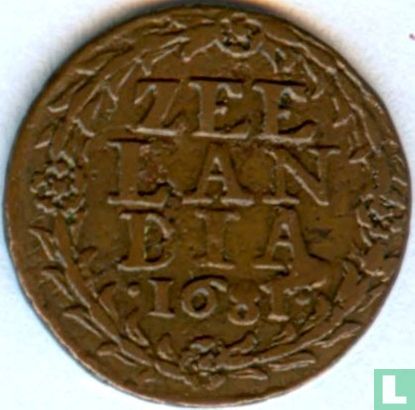 Zélande 1 duit 1681 - Image 1