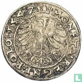 Pologne 1 Grosz 1547 - Image 1