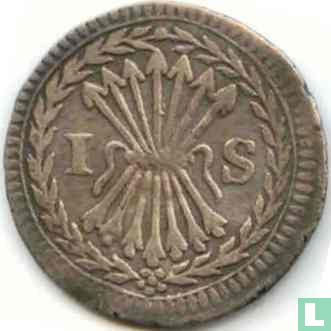 Groningen et Ommelanden 1 stuiver 1738 (argent) "Bezemstuiver" - Image 2