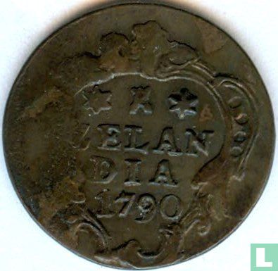 Zélande 1 duit 1790 - Image 1