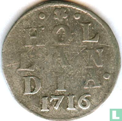 Holland 2 stuiver 1716 - Image 1