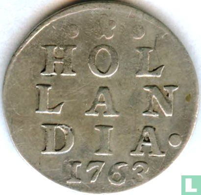 Holland 2 stuiver 1763 (zilver) - Afbeelding 1