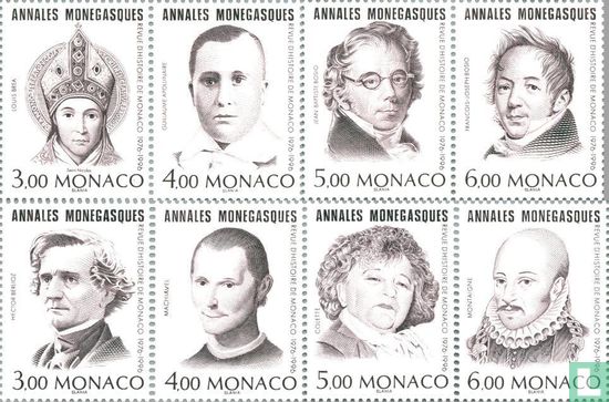 Tijdschrift 'Annales Monégasques' 1976-1996