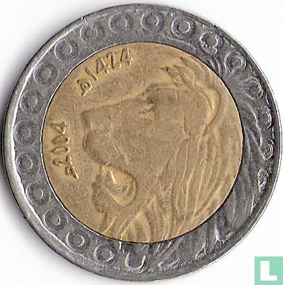 Algerije 20 dinars  AH1424 (2004) - Afbeelding 1