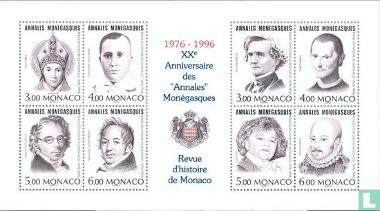 Journal Annales Monegasques' 1976-1996