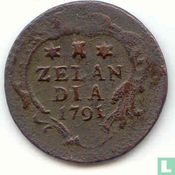 Zélande 1 duit 1791 - Image 1