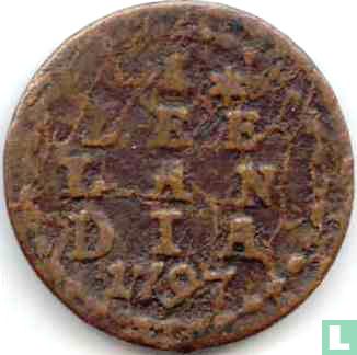Batavian Republic 1 duit 1797 (Zeeland) - Image 1
