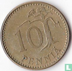 Finlande 10 penniä 1970 - Image 2