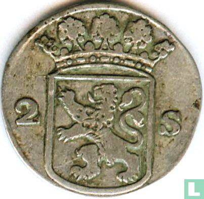 Holland 2 stuiver 1754 - Afbeelding 2