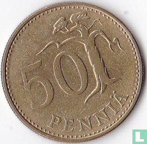 Finland 50 penniä 1983 (N) - Afbeelding 2