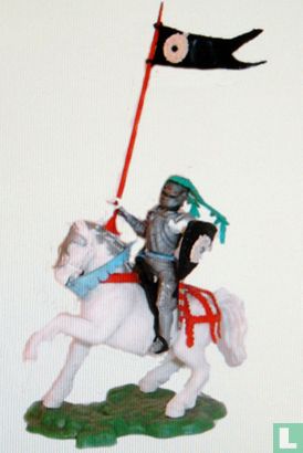 Mounted knight with standard - Afbeelding 1