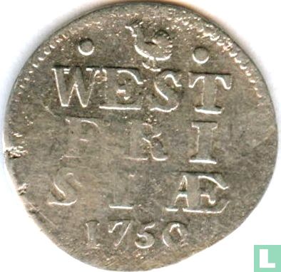 Frise occidentale 2 stuiver 1750 - Image 1