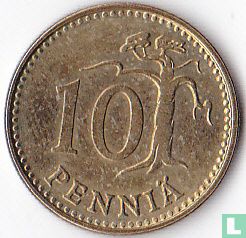 Finland 10 penniä 1976 - Image 2