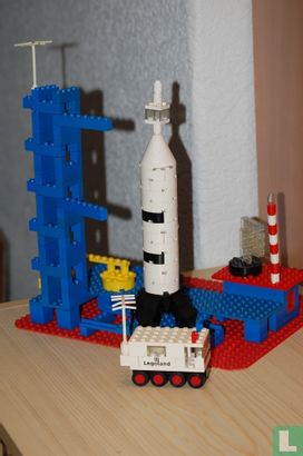 Lego 358 Lanceerplatform met raket en auto  - Bild 3