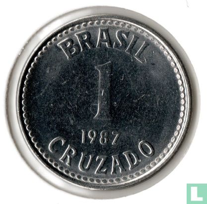Brésil 1 cruzado 1987 - Image 1