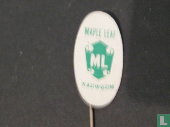 Maple Leaf kauwgom (ovaal) [groen]