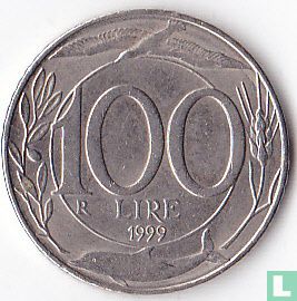 Italië 100 lire 1999 - Afbeelding 1