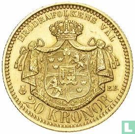 Schweden 20 Kronor 1889 - Bild 2