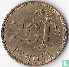 Finlande 20 penniä 1988 - Image 2