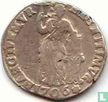 Overijssel 1 gulden 1706 - Image 1