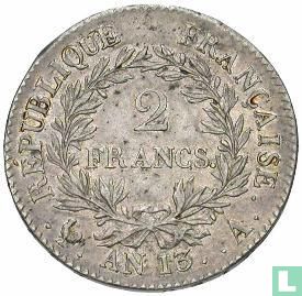 Frankrijk 2 francs AN 13 (A) - Afbeelding 1