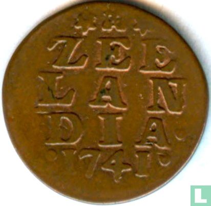 Zeeland 1 duit 1741 (cuivre) - Image 1