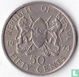 Kenia 50 cents 1974 - Afbeelding 1