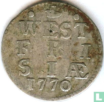 West-Friesland 2 stuiver 1770 - Afbeelding 1