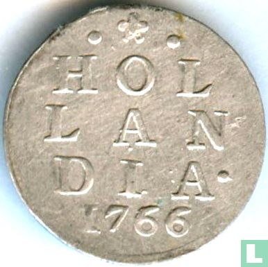Holland 2 stuiver 1766 - Afbeelding 1