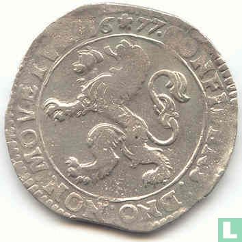 Overijssel 1 leeuwendaalder 1677 - Afbeelding 1