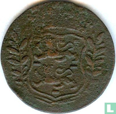 Frise occidentale 1 duit 1723 - Image 2