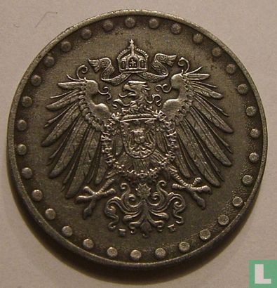 Empire allemand 10 pfennig 1917 (E) - Image 2