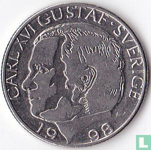 Suède 1 krona 1998 - Image 1