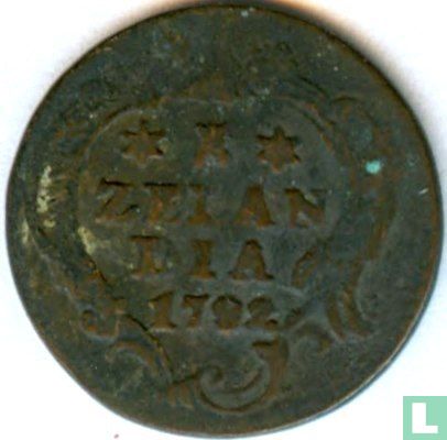 Zealand 1 duit 1792 (type 1) - Image 1