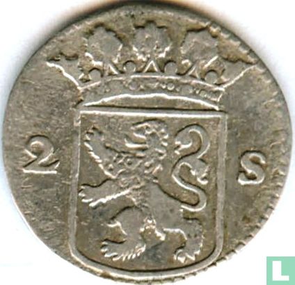 Holland 2 Stuiver 1725 (Silber) - Bild 2