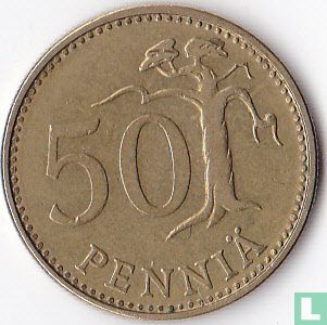Finlande 50 penniä 1971 - Image 2