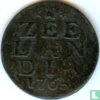 Zeeland 1 duit 1765 (cuivre) - Image 1