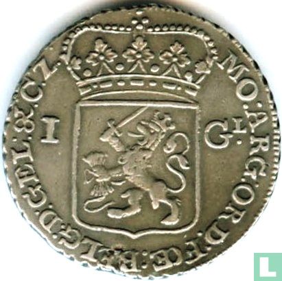 République batave 1 gulden 1795 (Gueldre) - Image 2