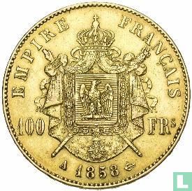 Frankrijk 100 francs 1858 (A) - Afbeelding 1