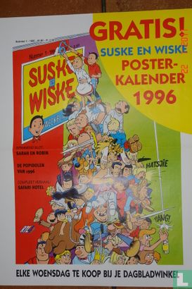 Gratis! Suske en Wiske posterkalender 1996 - Afbeelding 1