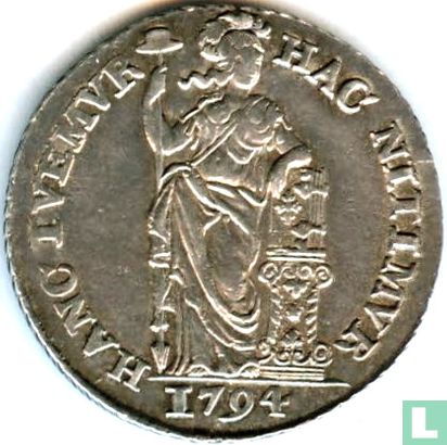 Holland 1 gulden 1794 - Afbeelding 1