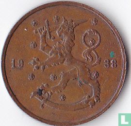 Finland 10 penniä 1938 - Afbeelding 1