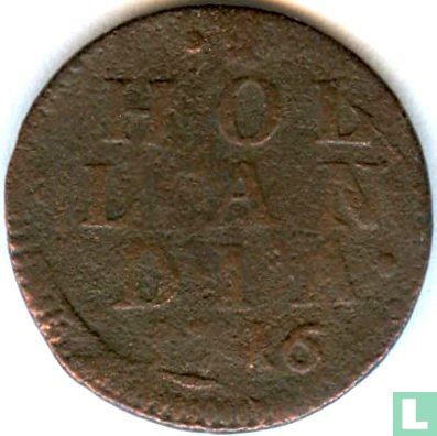 Hollande 1 duit 1716 - Image 1