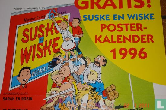 Gratis! Suske en Wiske posterkalender 1996 - Afbeelding 3