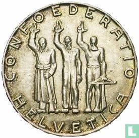 Zwitserland 5 francs 1941 "650th anniversary of the Swiss Confederation" - Afbeelding 2