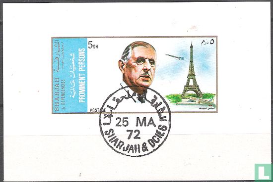 Ch. de Gaulle en Gebouwen in Parijs
