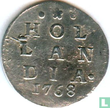 Holland 2 stuiver 1768 - Afbeelding 1