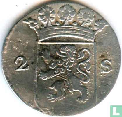 Holland 2 stuiver 1768 - Afbeelding 2