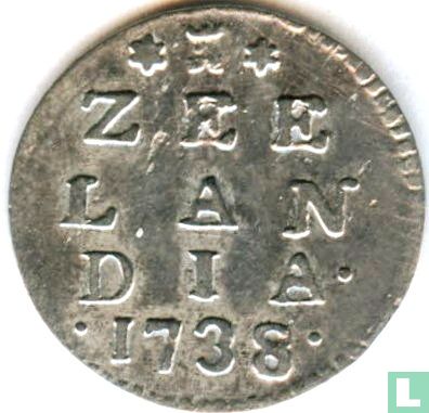 Zélande 2 stuiver 1738 - Image 1