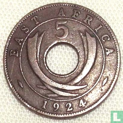 Afrique de l'Est 5 cents 1924 - Image 1